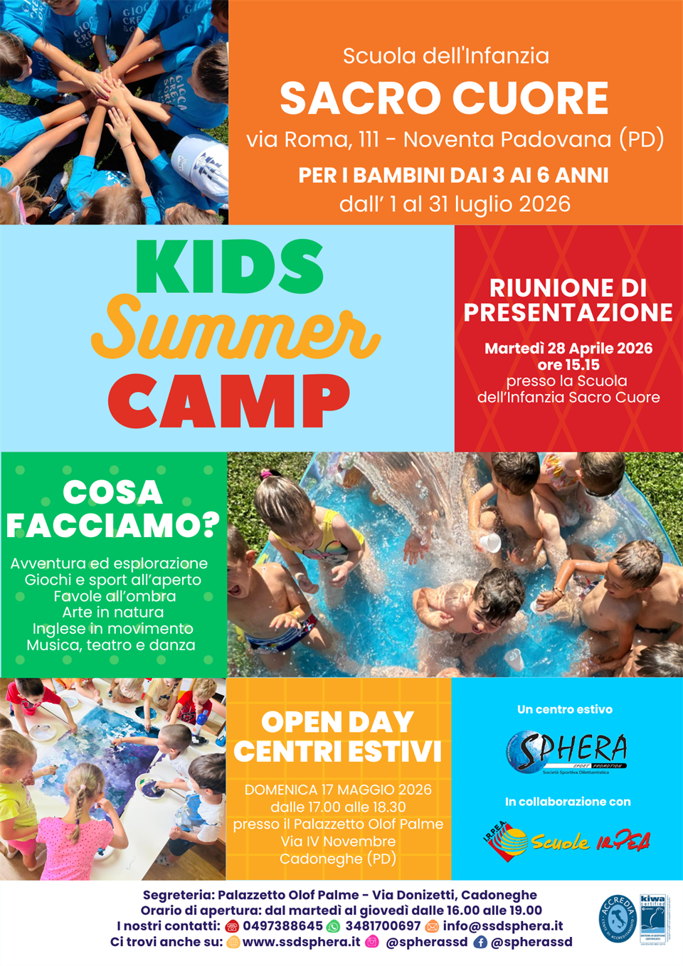 KIDS SUMMER CAMP - dai 3 ai 6 anni