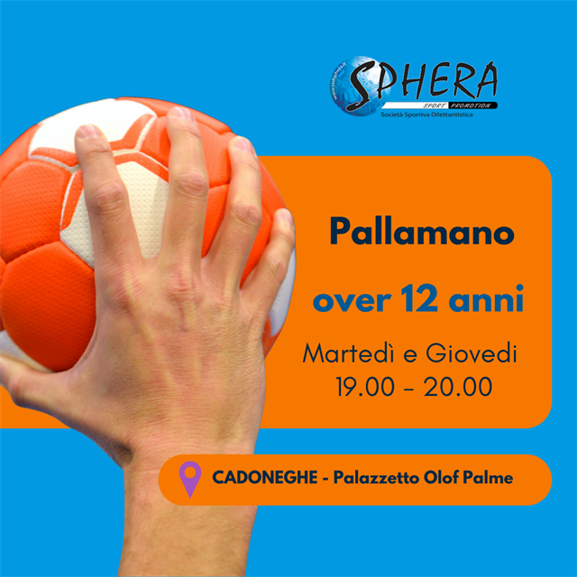 Pallamano dai 13 anni