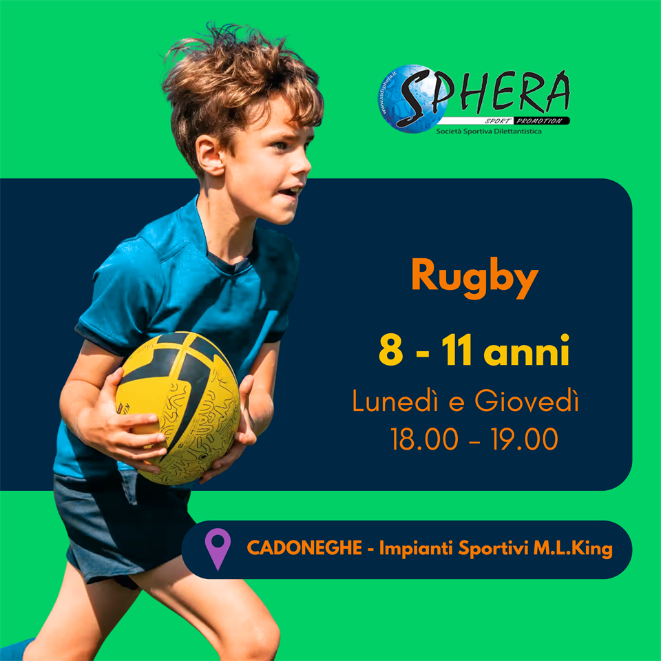 Rugby dagli 8 agli 11 anni