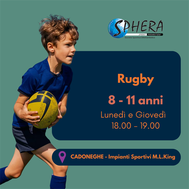 Rugby dagli 8 agli 11 anni