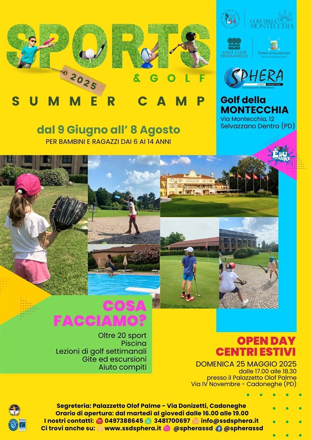 SPORTS & GOLF SUMMER CAMP - dai 6 ai 14 anni